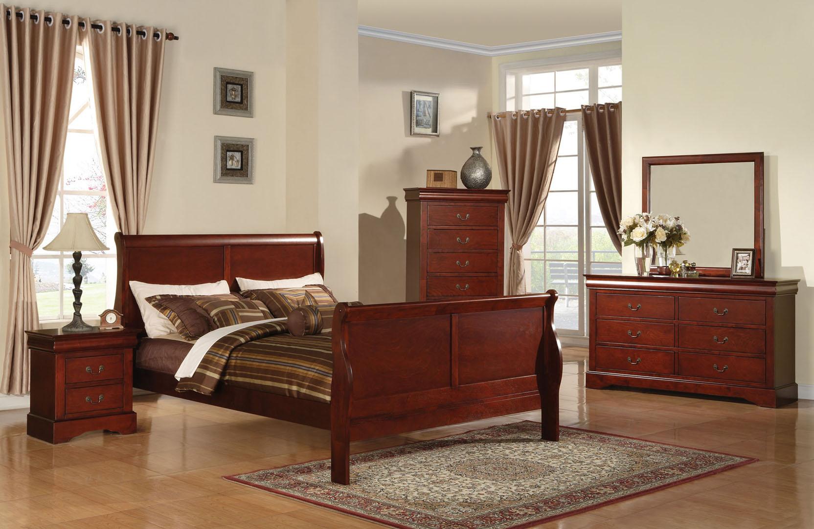 Acme louis philippe iii queen bed with storage sale